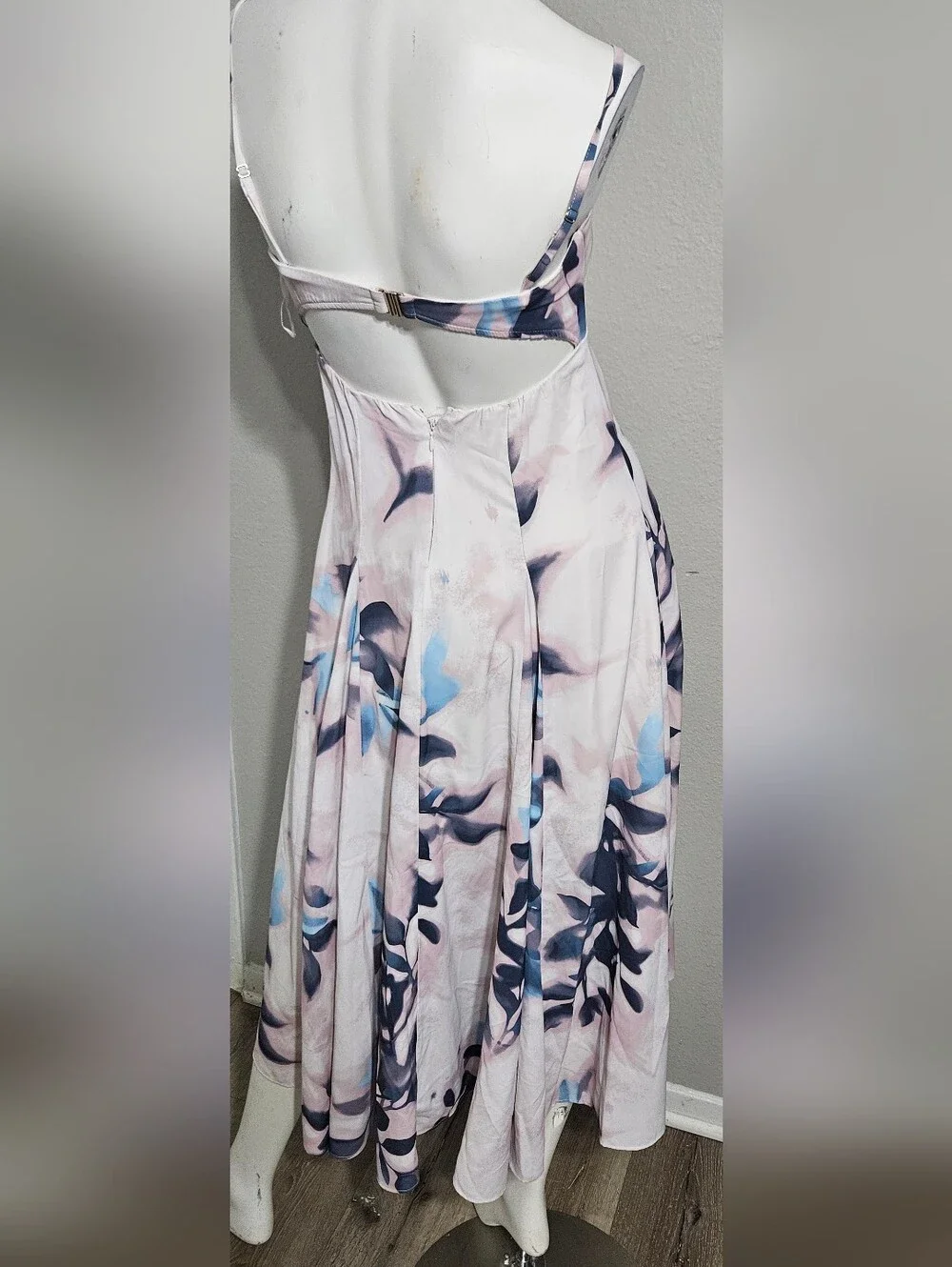 Abercrombie & fitch Godet Clasp-Back Midi Dress Size XSP